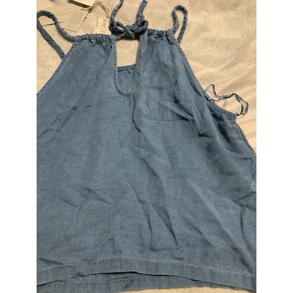 NNWT Denim Joie Retro Look Halter Braided Straps - Picture 4 of 4